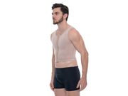 Colete masculino curto com abertura  - 62248